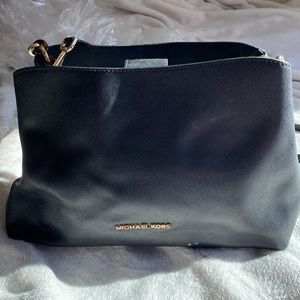 Michael Kors Black Saffiano Leather Shoulder Bag